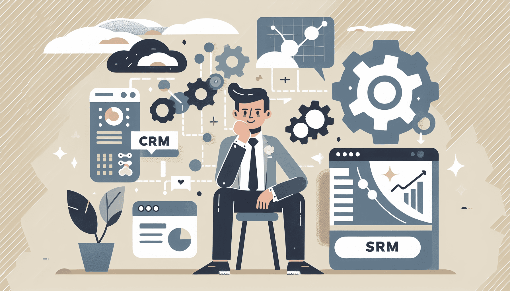 Illustratie bij het artikel over CRM automatisering MKB